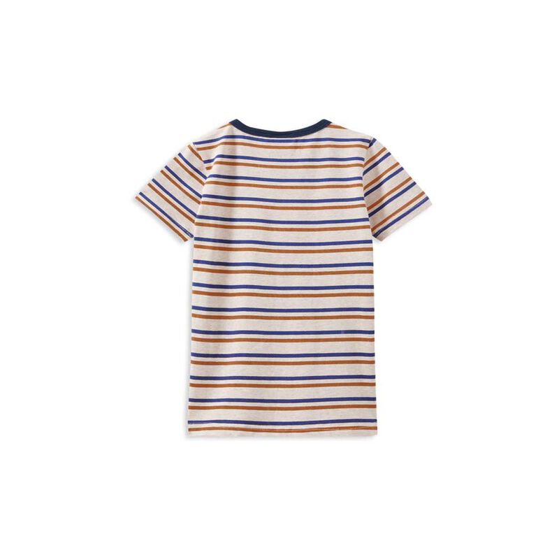 Milky Mini Stripe Pocket Tee 00-1Y image number 1